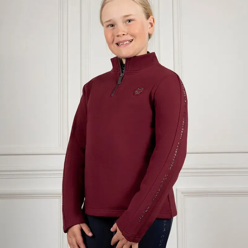 Coldstream Cairncross Quarter Zip - Windsor Wine