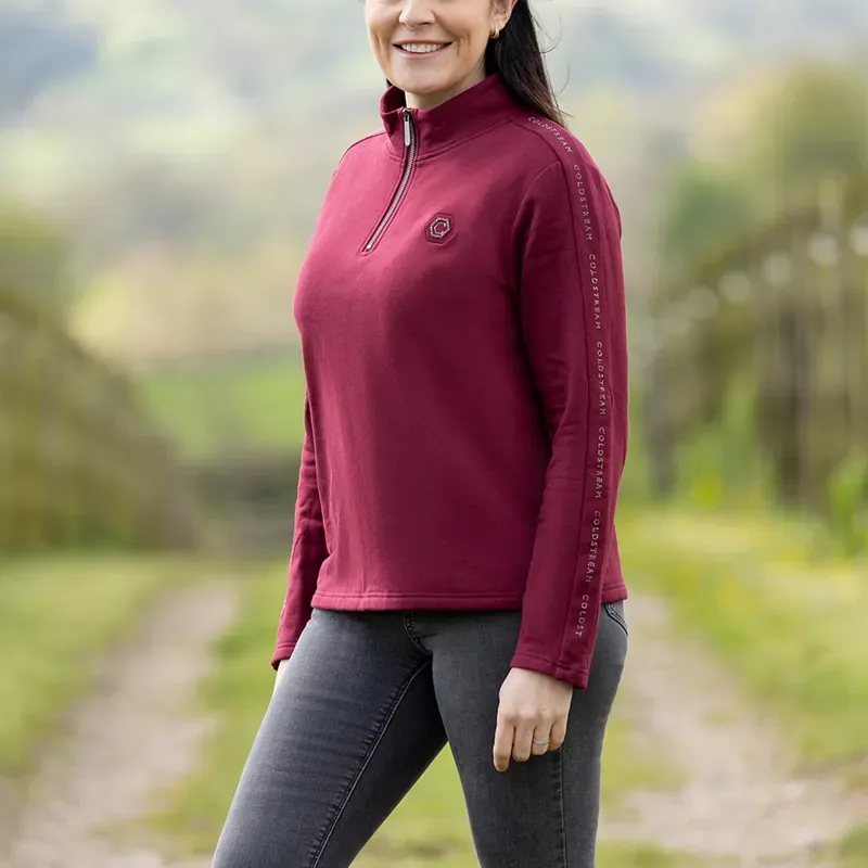 Coldstream Cairncross Quarter Zip - Windsor Wine