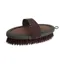 Coldstream Faux Leather Body Brush - Brown/Black