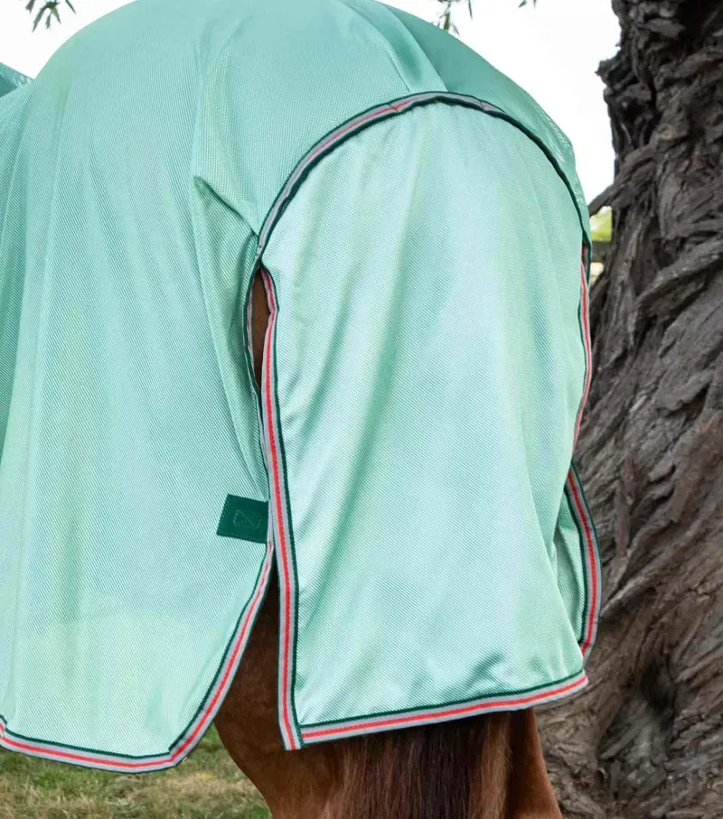 Premier Equine Combo Mesh Air Fly Rug With Surcingles - Mint Green-5