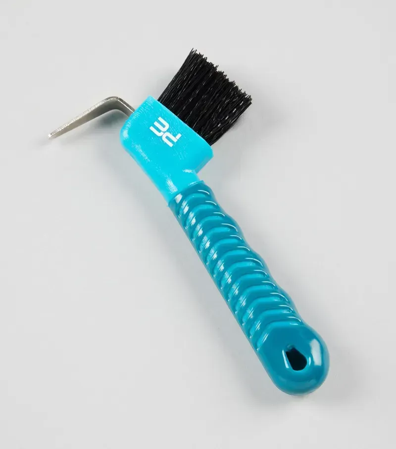 Premier Equine Comfort Grip Hoof Pick - Blue Peacock