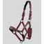 Premier Equine Corda Padded Head Collar With Lead Rope - Burgundy