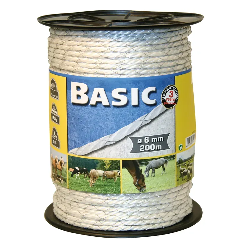 Corral Basic Fencing Rope c/w Tinned Iron Wires - 200m