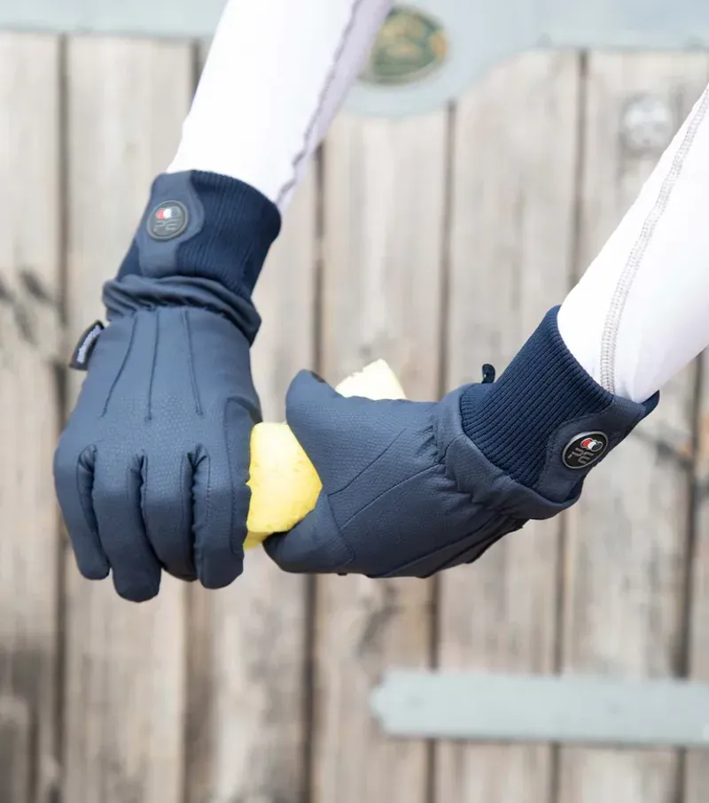 Premier Equine Dajour Waterproof Riding Gloves - Navy-1