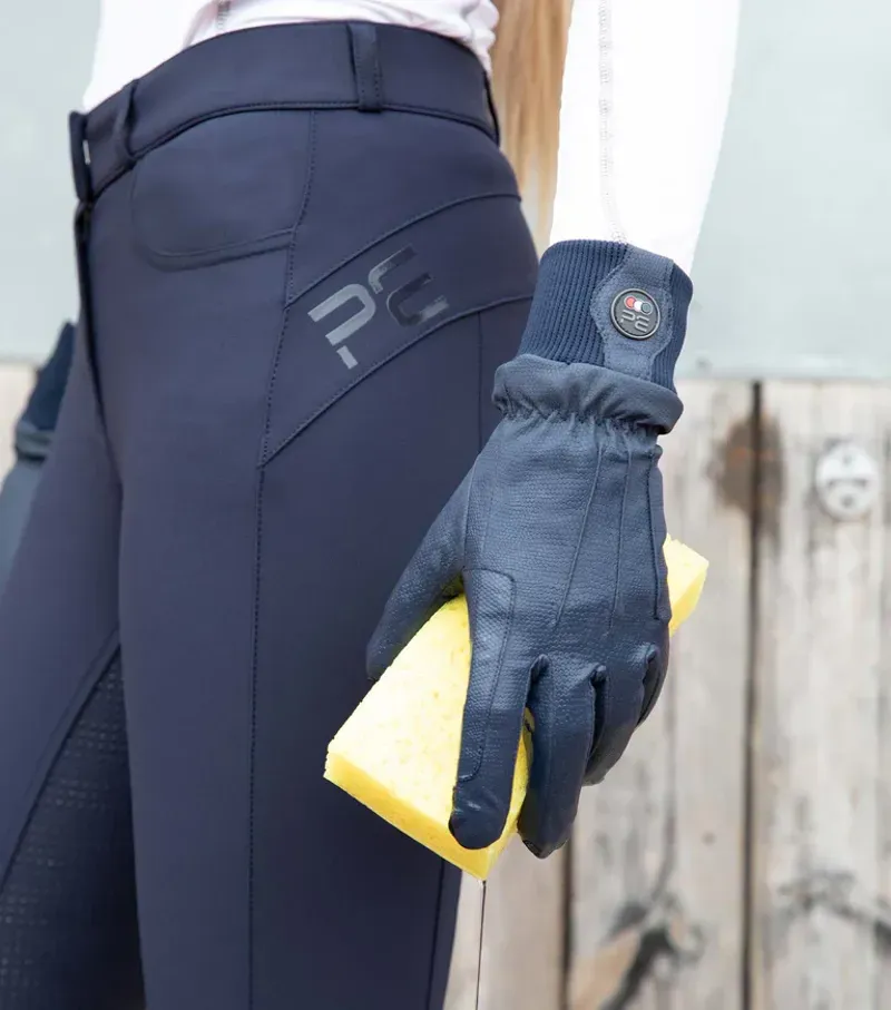 Premier Equine Dajour Waterproof Riding Gloves - Navy-2