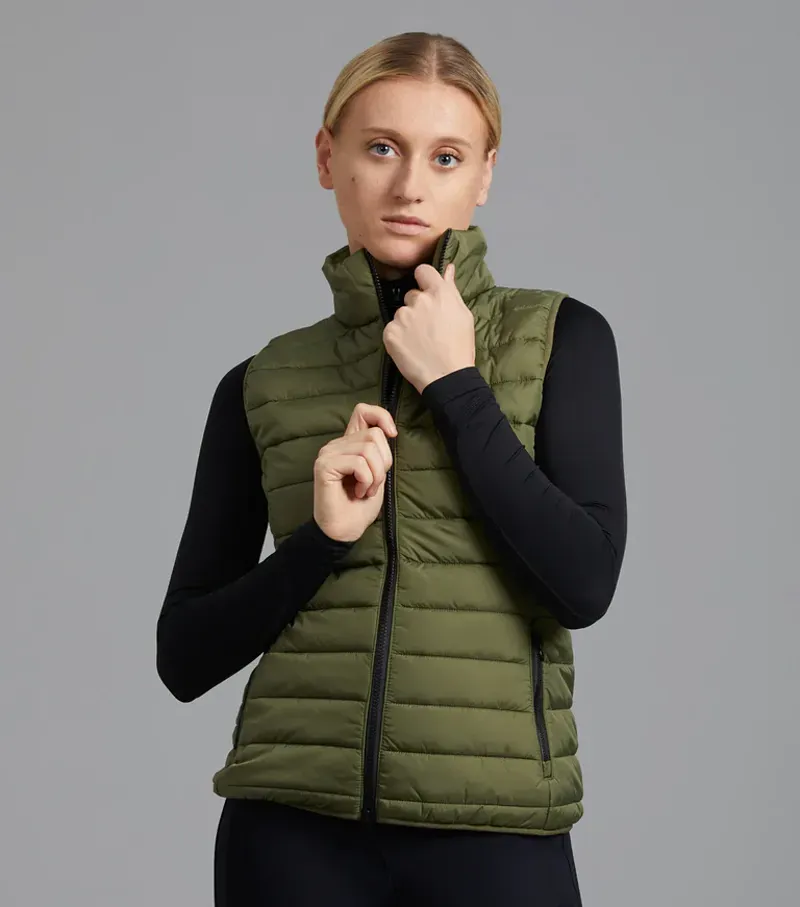 Premier Equine Ladies Dante Riding Gilet - Olive