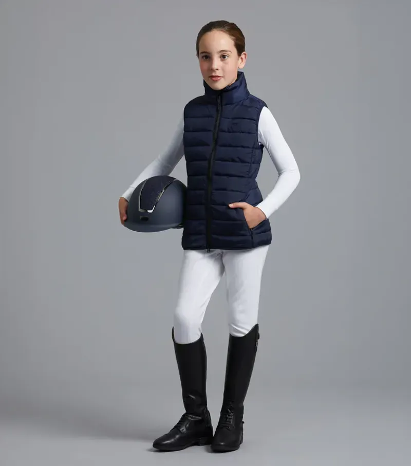 Premier Equine Junior Dante Gilet - Navy-1