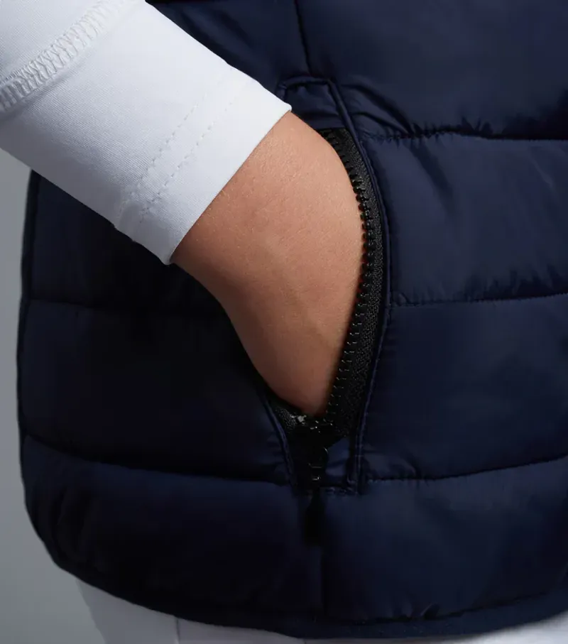 Premier Equine Junior Dante Gilet - Navy-5