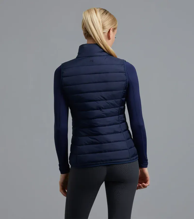 Premier Equine Ladies Dante Riding Gilet - Navy-2