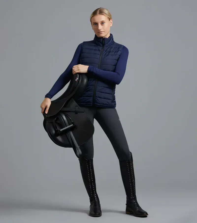 Premier Equine Ladies Dante Riding Gilet - Navy-5