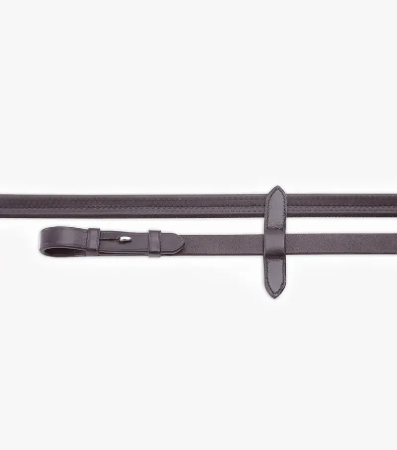 Premier Equine Diego Rubber Reins - Brown