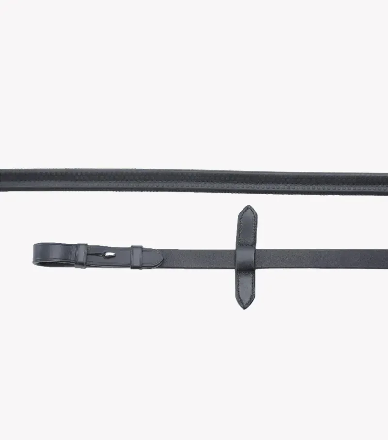 Premier Equine Diego Rubber Reins - Black