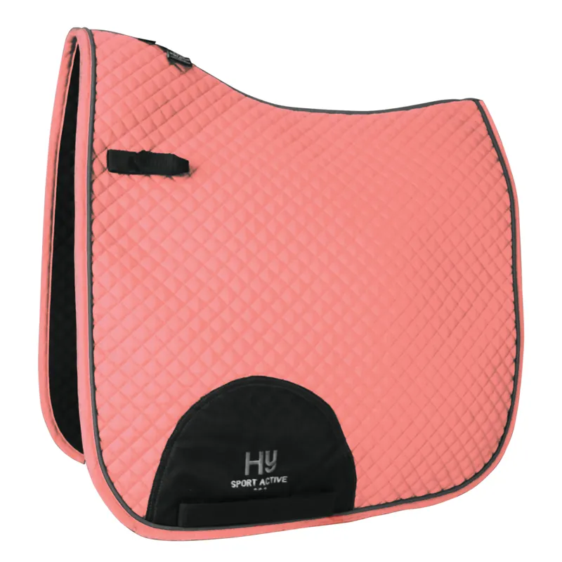 Hy Sport Active Dressage Saddle Pad - Coral Rose