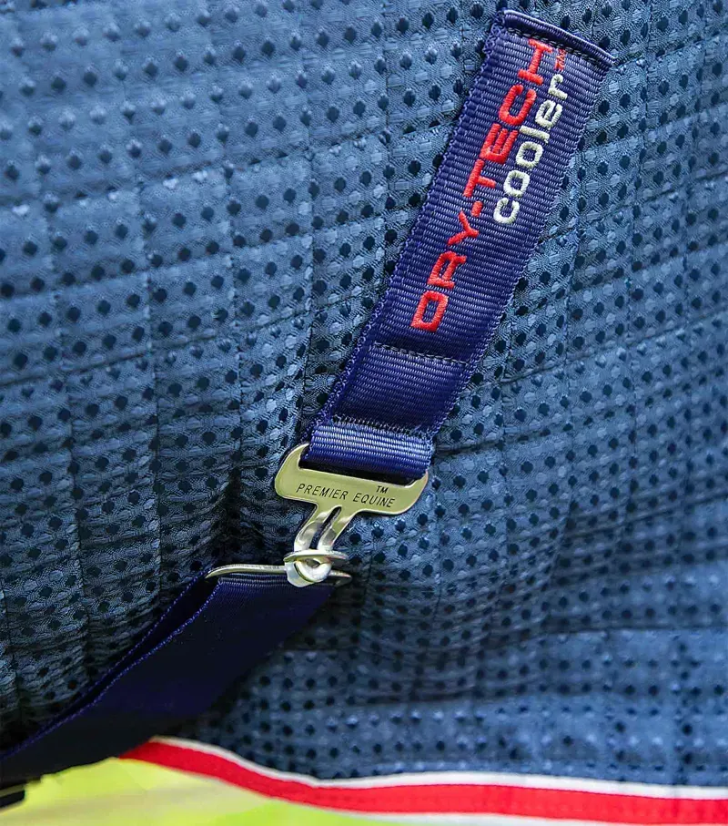 Premier Equine Dry-Tech Horse Cooler Rug - Navy-3