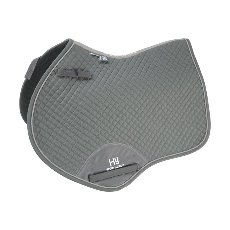 Hy Sport Active Close Contact Saddle Pad - Pencil Point Grey