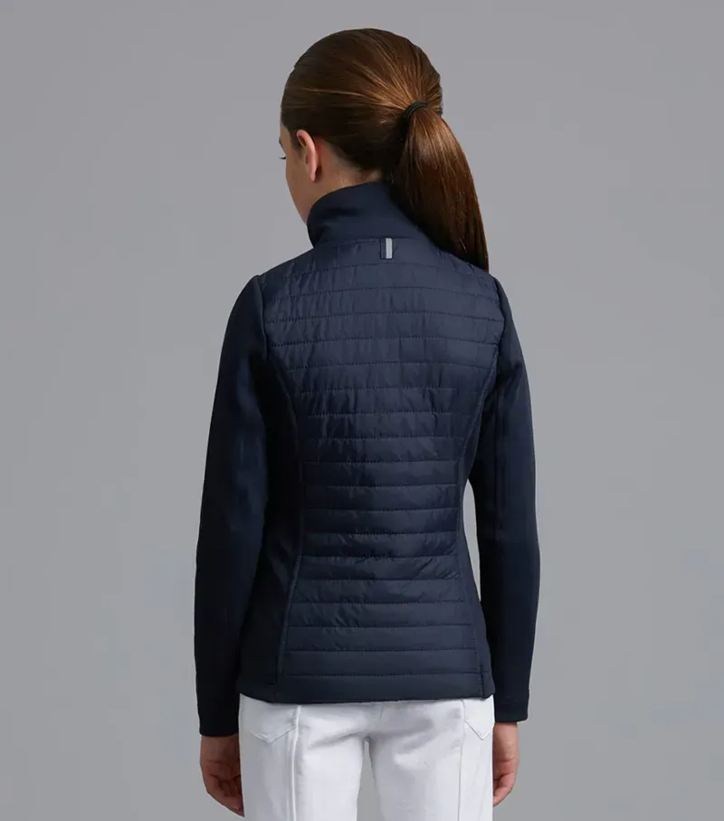 Premier Equine Mini Elena Girl's Hybrid Riding Jacket - Navy-2