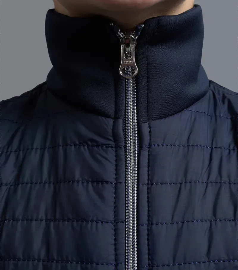 Premier Equine Mini Elena Girl's Hybrid Riding Jacket - Navy-3