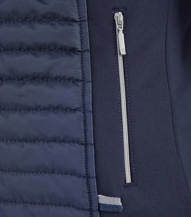Premier Equine Ladies Elena Hybrid Technical Riding Jacket - Navy-5