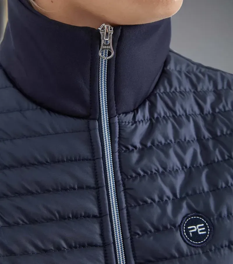 Premier Equine Ladies Elena Hybrid Technical Riding Jacket - Navy-3