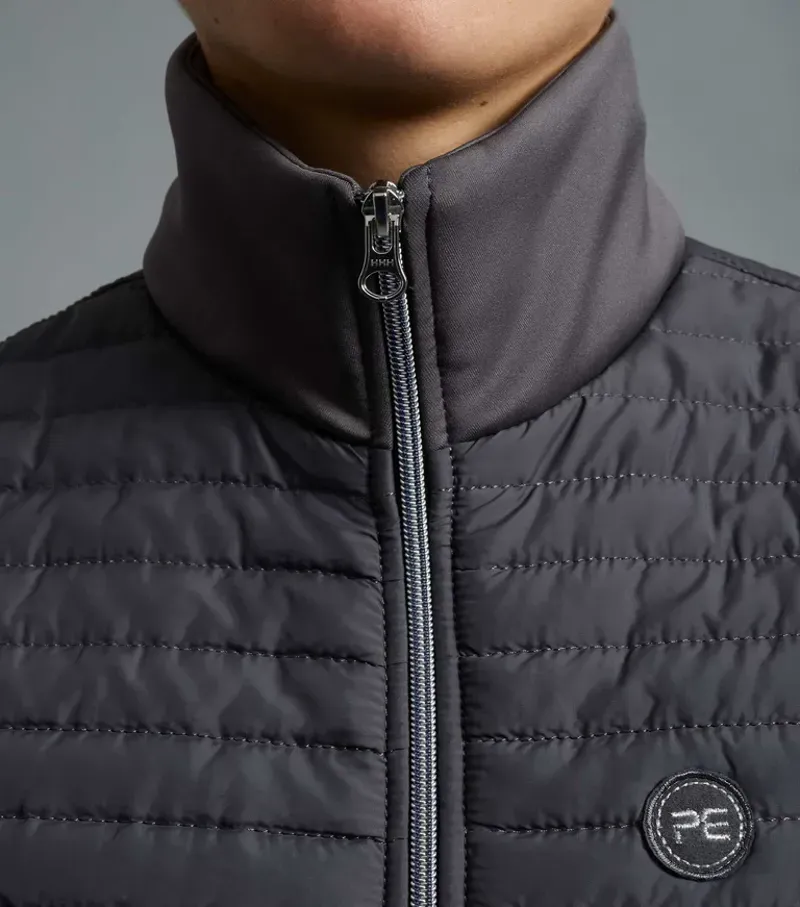 Premier Equine Ladies Elena Hybrid Technical Riding Jacket - Anthracite Grey-3