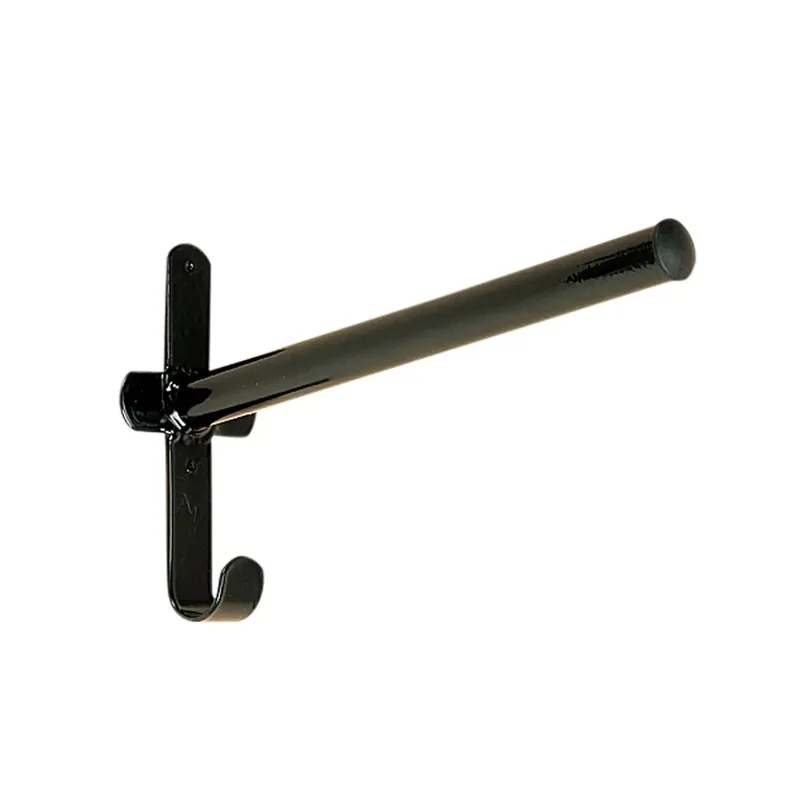 Stubbs Fixed Pole Saddle Rack - Black