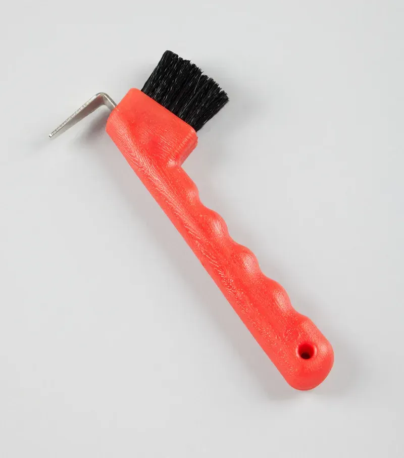 Premier Equine Ergonomic Hoof Pick - Red