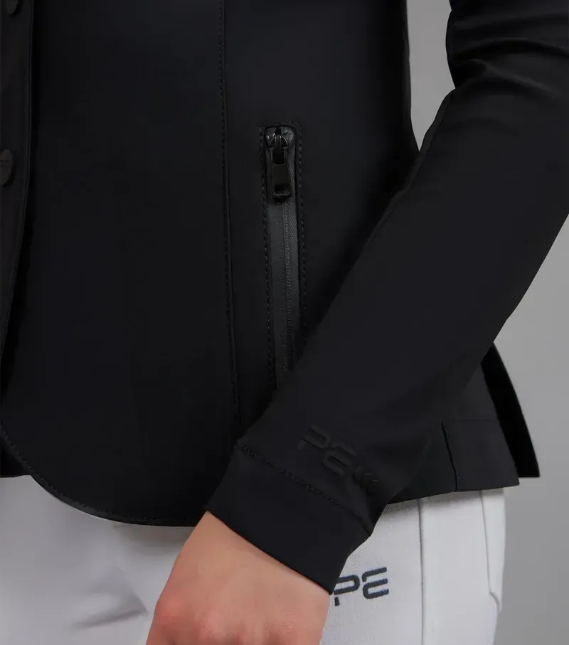 Premier Equine Girls Evinco Competition Jacket - Jet Black-2