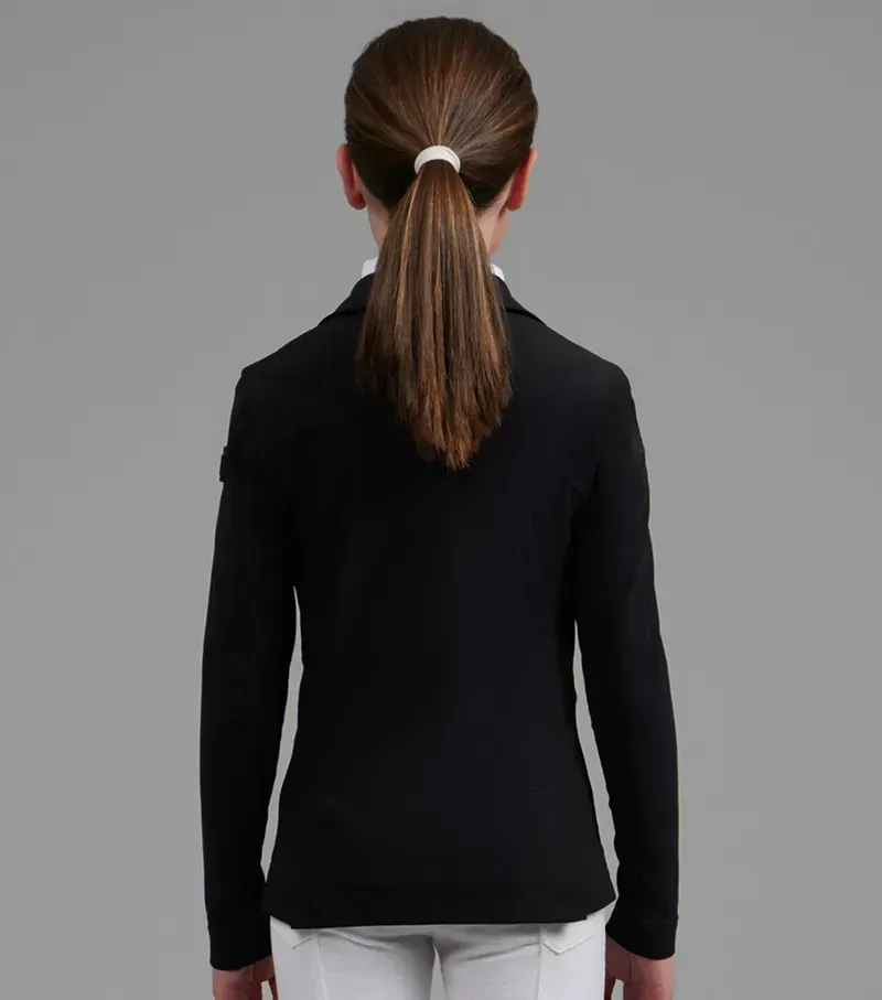 Premier Equine Girls Evinco Competition Jacket - Jet Black-5