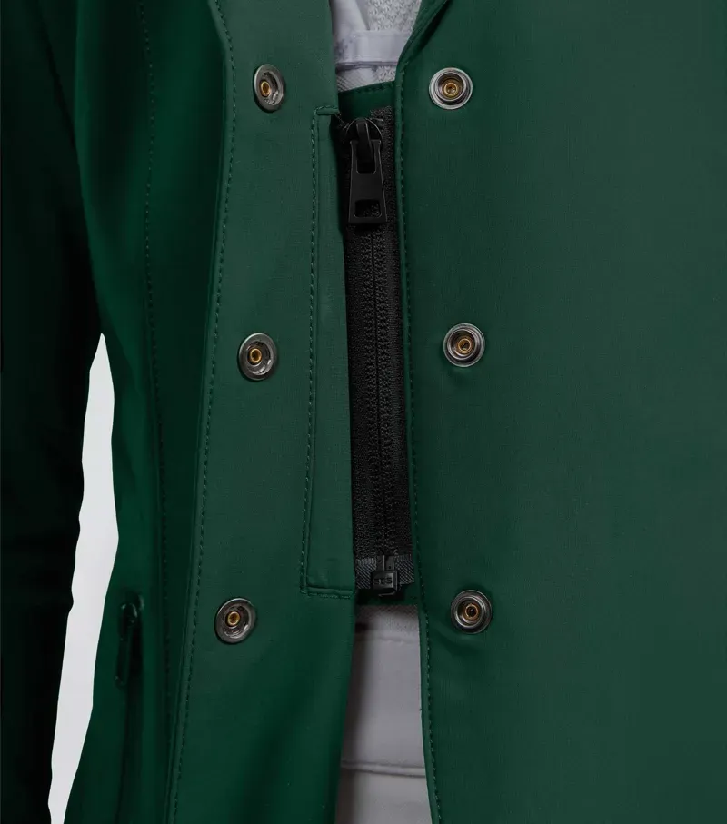 Premier Equine Evinco Girls Competition Jacket - Alpine Green-3