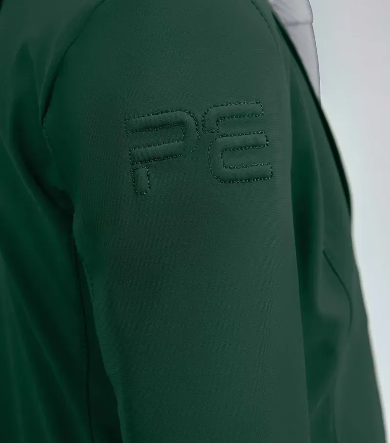Premier Equine Evinco Girls Competition Jacket - Alpine Green-4