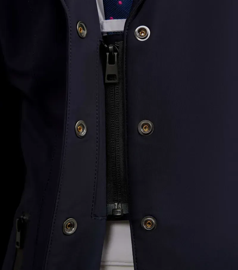 Premier Equine Girls Evinco Competition Jacket - French Navy-3