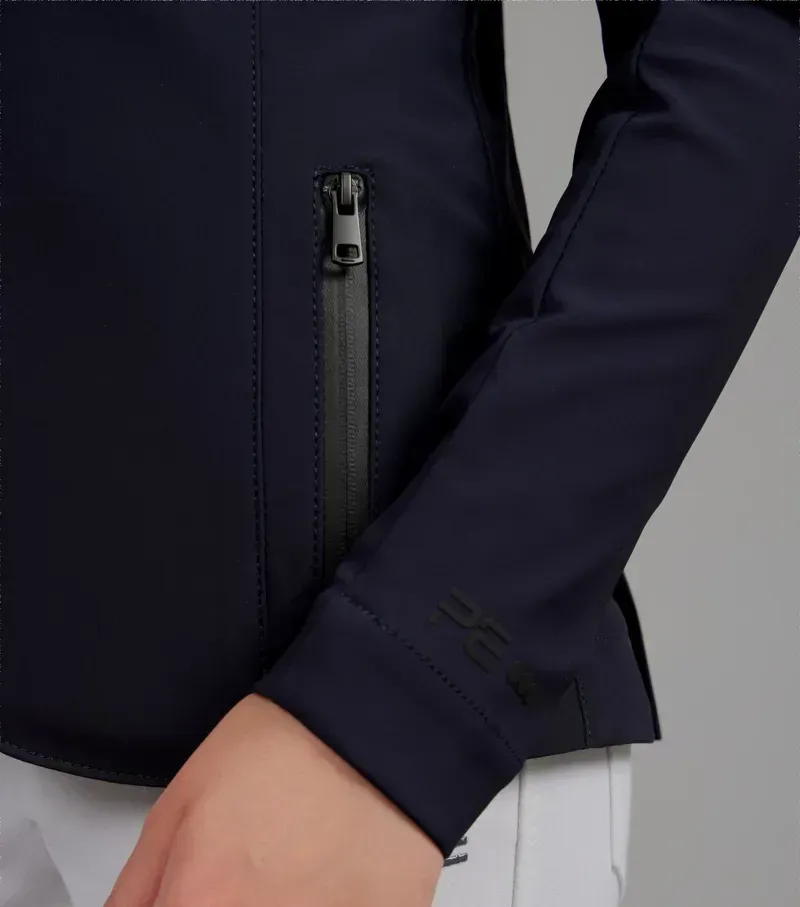 Premier Equine Girls Evinco Competition Jacket - French Navy-4