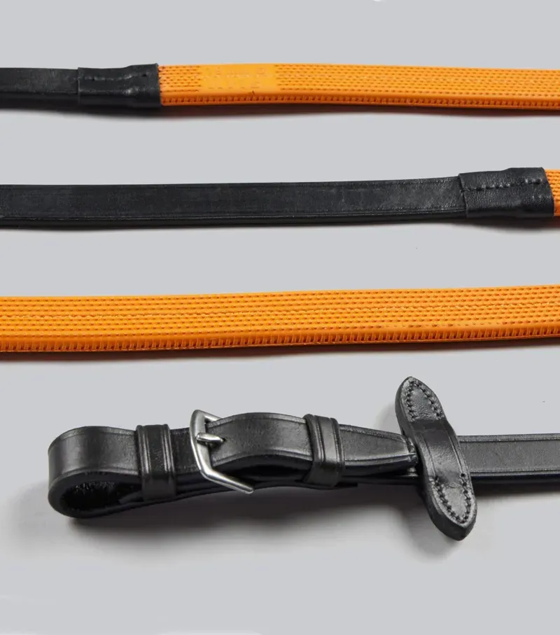 Premier Equine Exercise / Racing Reins 60 - Black-1