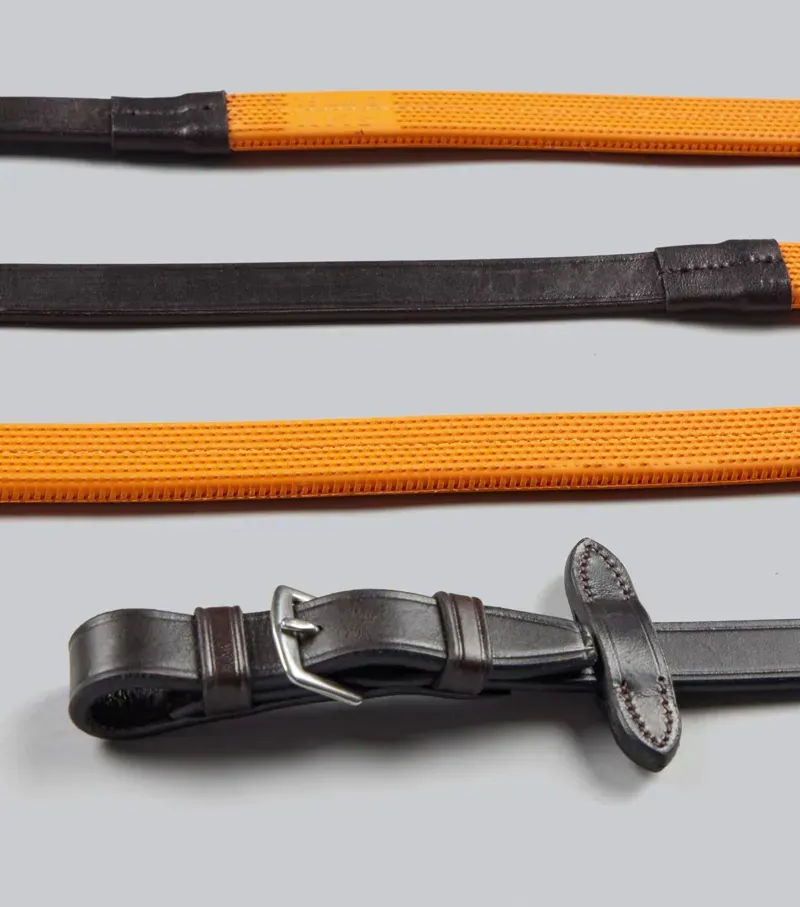 Premier Equine Exercise / Racing Reins 60 - Dark Havana-1