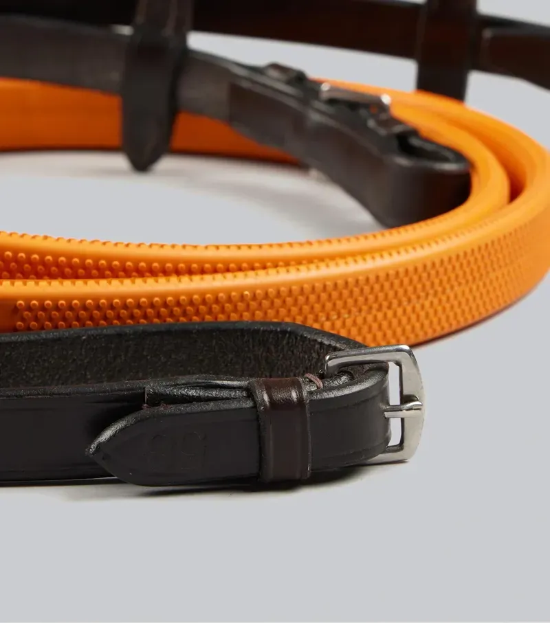 Premier Equine Exercise / Racing Reins 60 - Dark Havana-2