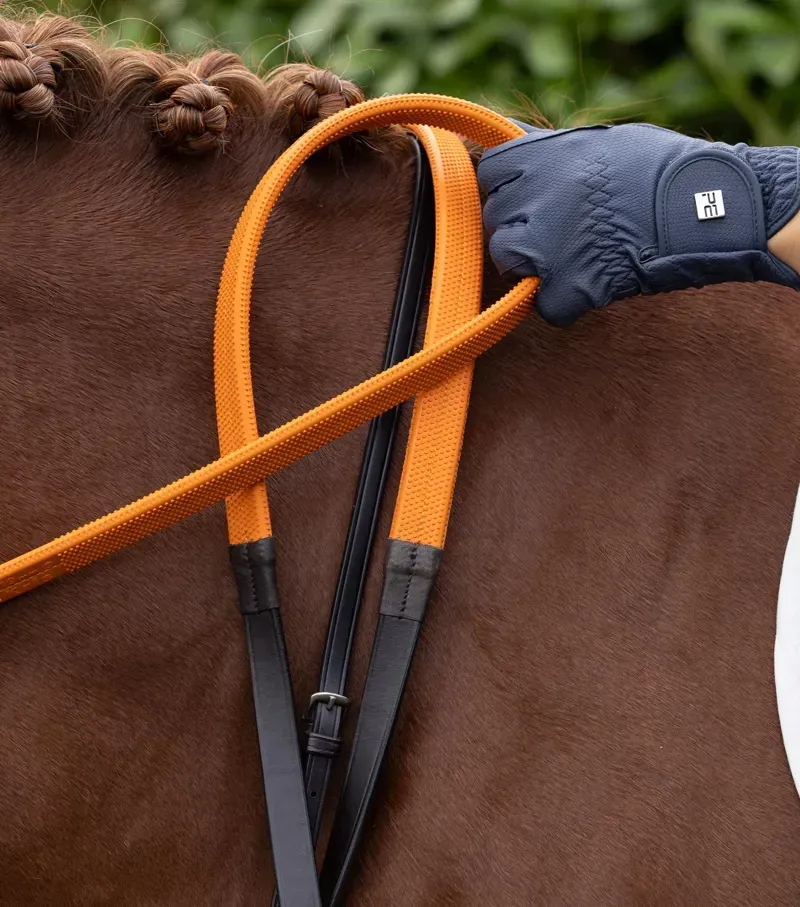 Premier Equine Exercise / Racing Reins 60 - Dark Havana-3