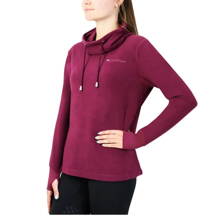 Hy Equestrian Synergy Cowl Neck Top - Fig