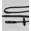 Premier Equine 5/8 Finetti Rolled Leather Reins - Black