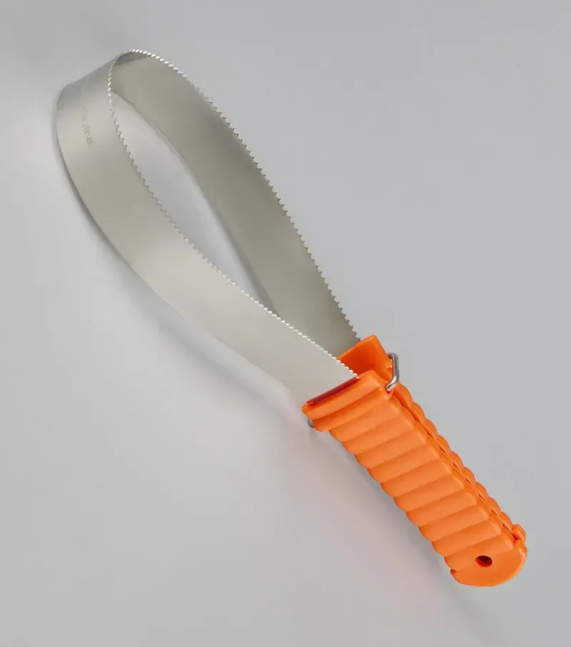 Premier Equine Flexi Metal Sweat Scraper and Shedding Tool - Orange