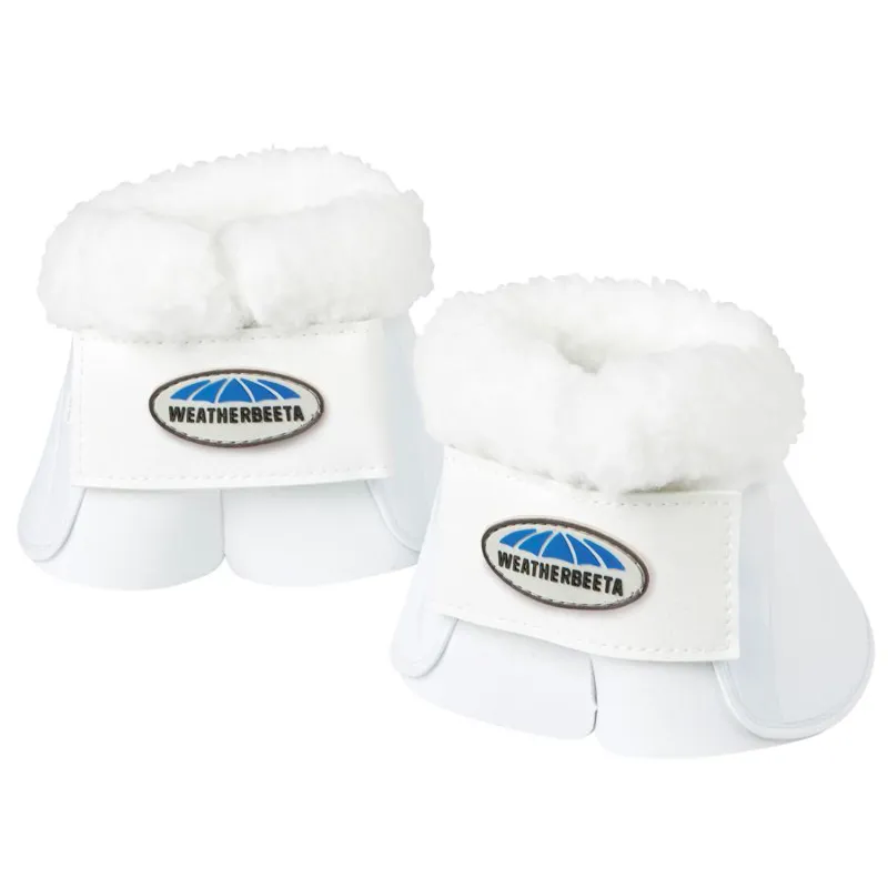 WeatherBeeta Fleece Trim Impact Bell Boots - White