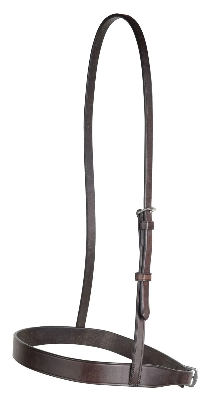 Collegiate Hunt Cavesson Noseband IV - Brown