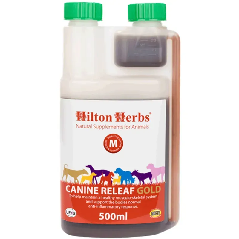 Hilton Herbs Canine Releaf Gold Musculo-Skeletal Support - 500ml
