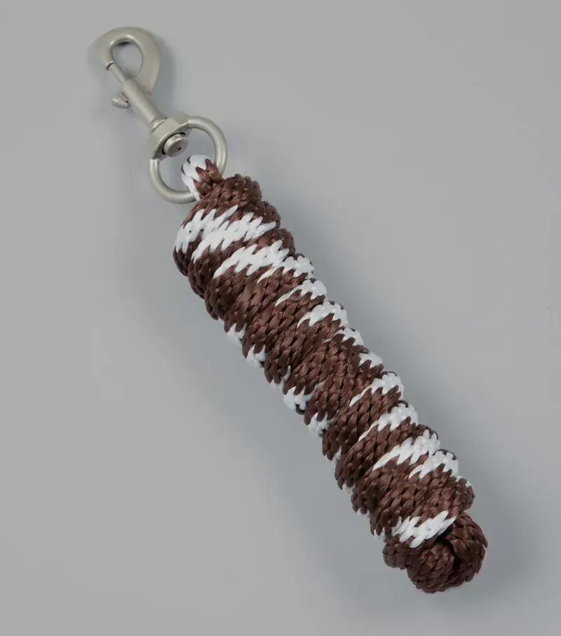 Premier Equine Horse Lead Rope - Brown/White