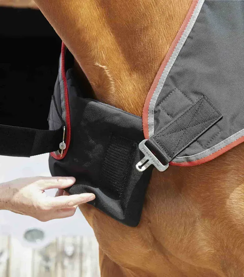 Premier Equine 100g Horse Walker Rug - Black-2