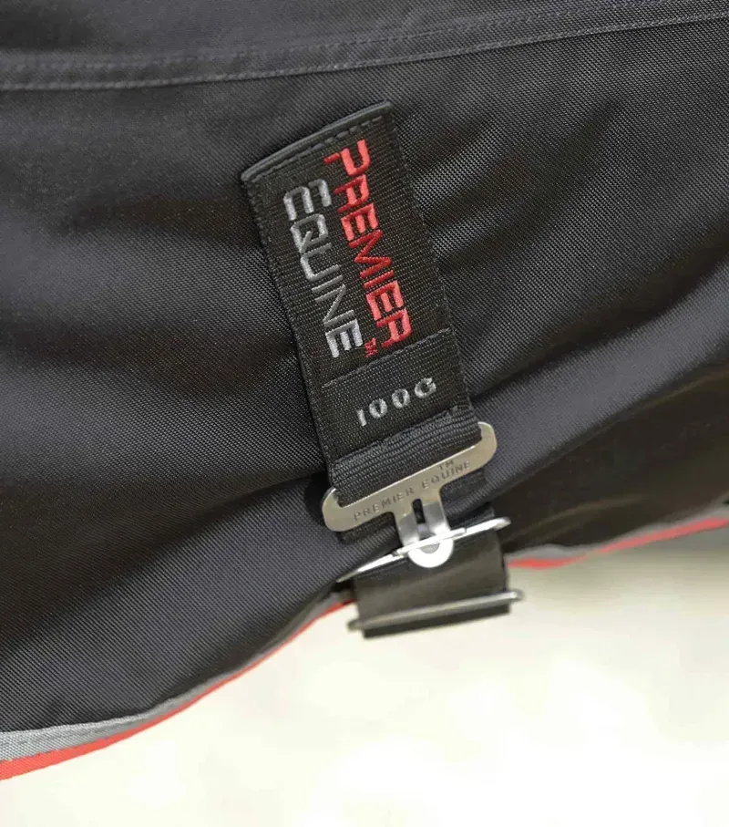 Premier Equine 100g Horse Walker Rug - Black-4