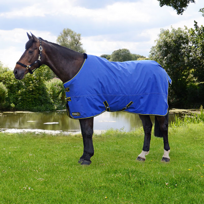 StormX Original 100g Turnout Rug - Royal Blue/Navy/Yellow