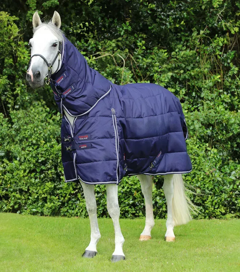 Premier Equine Hydra 200g Stable Rug With Neck Cover - Navy