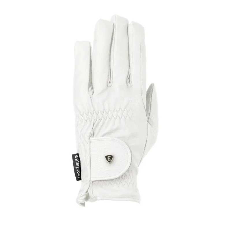 Hy Equestrian Elevate Hydro-Repel Thinsulate Riding Gloves - White 