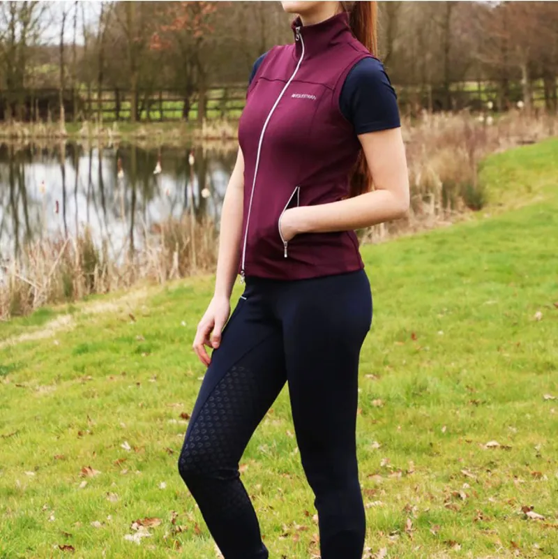 Hy Equestrian Synergy Riding Tights - Navy-2