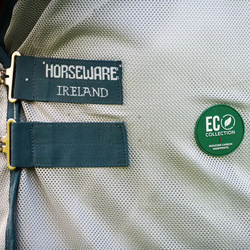 Horseware Amigo AmEco Bug Fly Rug Fly Sheet - Silver/Teal-3